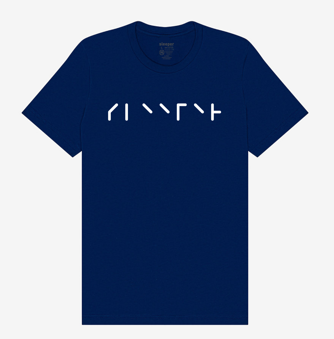 SLEEPER BRAILLE LINE TSHIRT