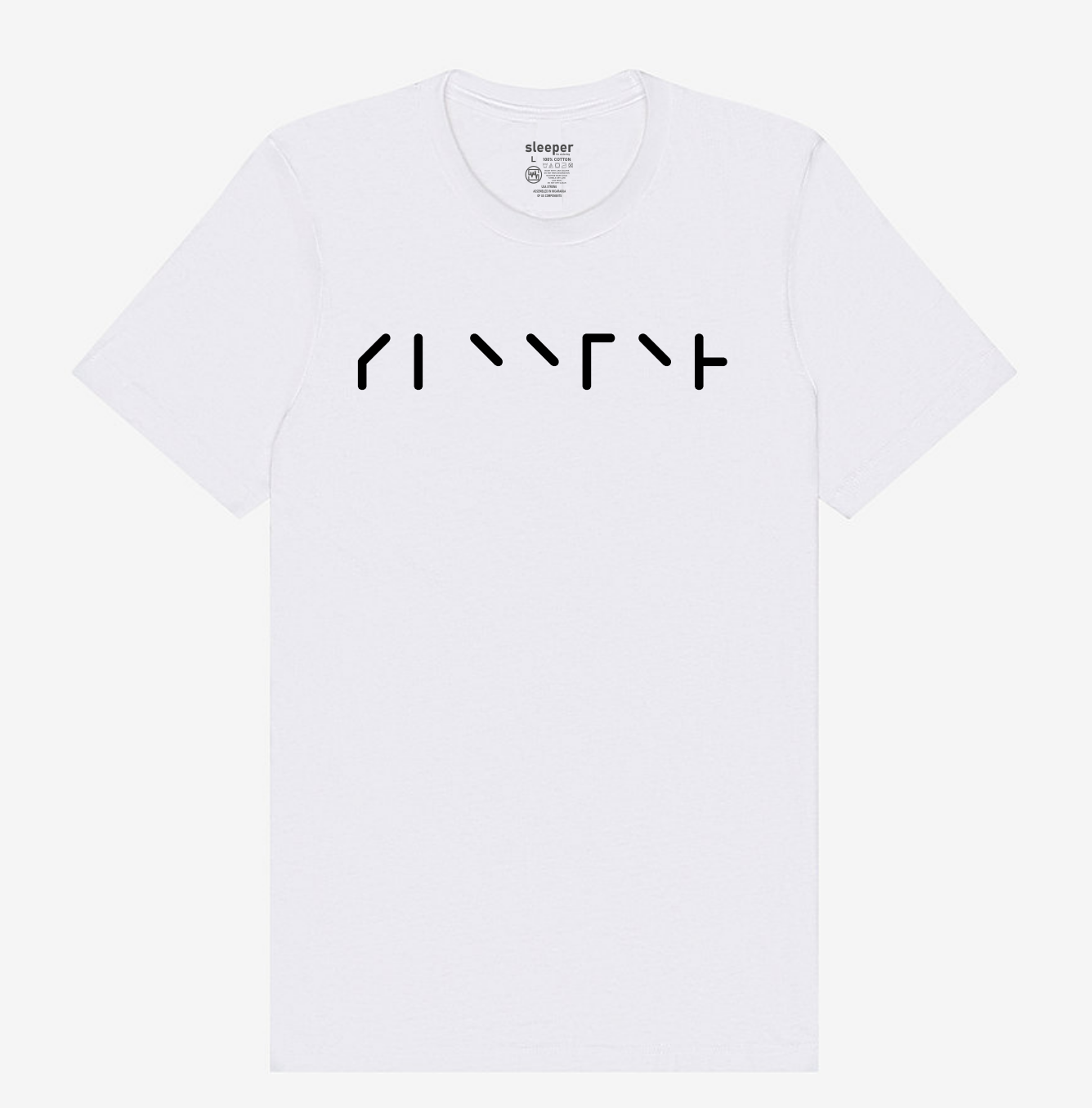 SLEEPER BRAILLE LINE TSHIRT